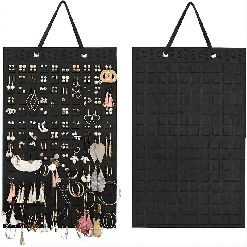 Earring storage hanging bag