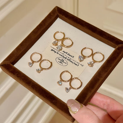 Earrings Zircon