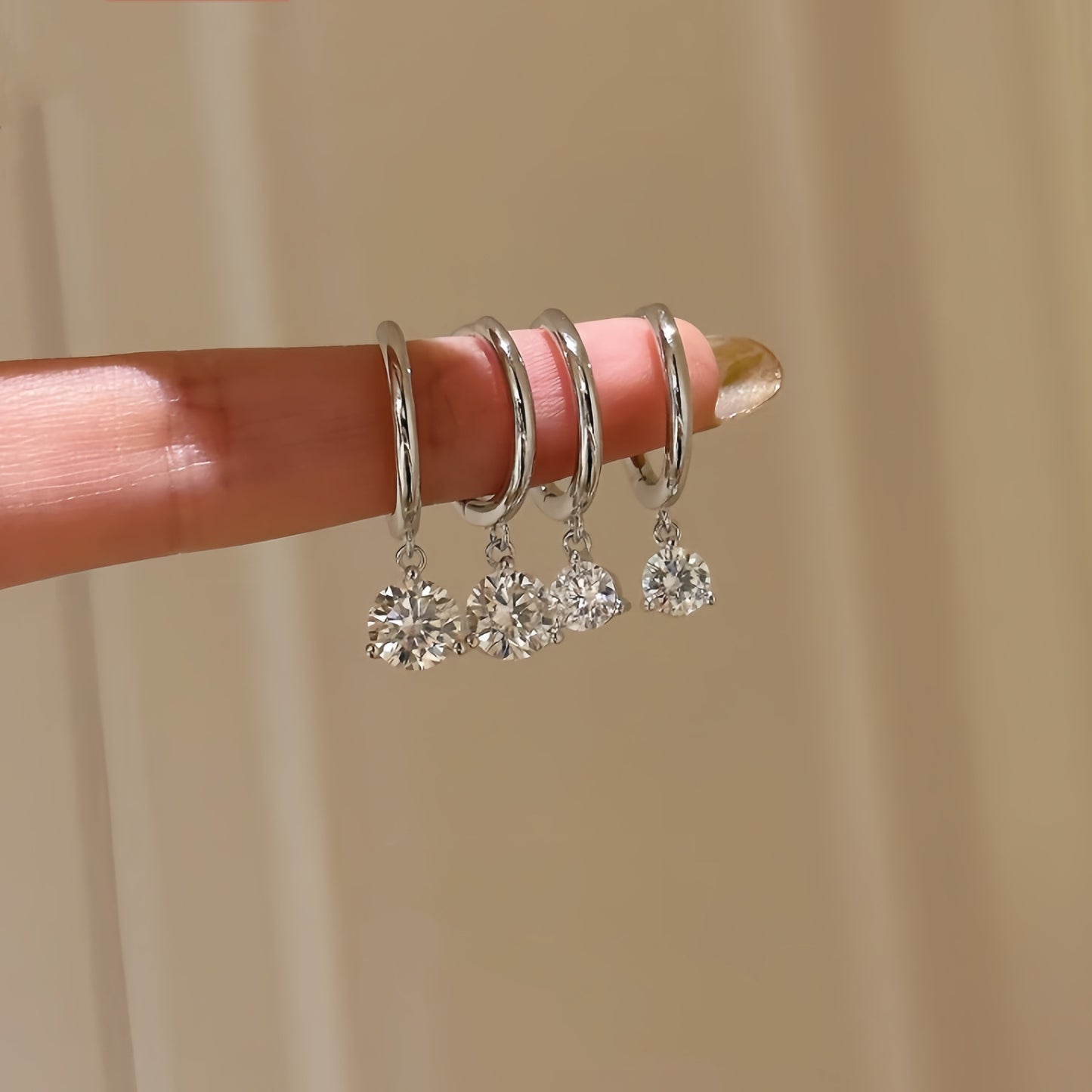 Earrings Zircon