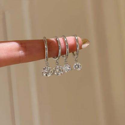 Earrings Zircon
