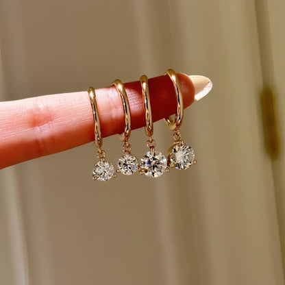 Earrings Zircon