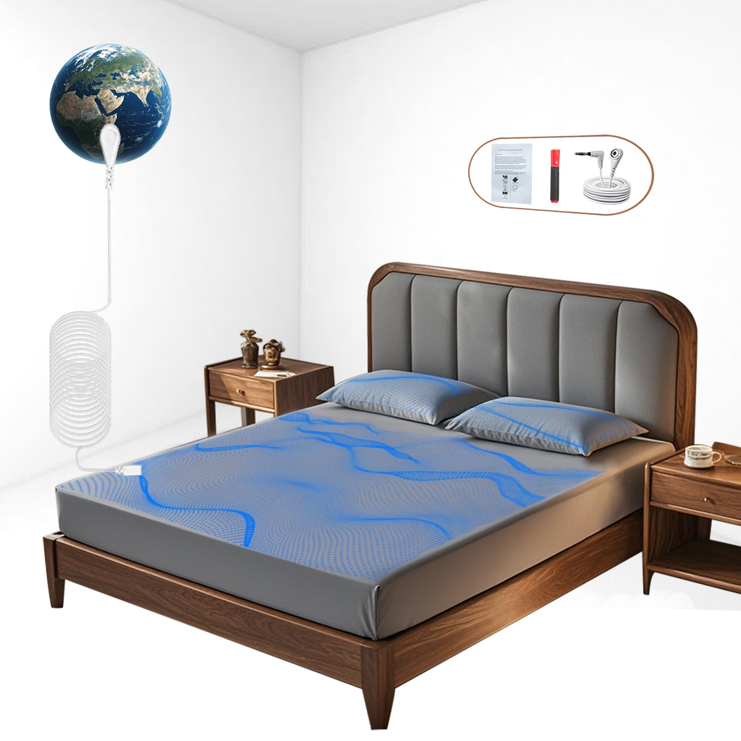 Earthing gas sheets