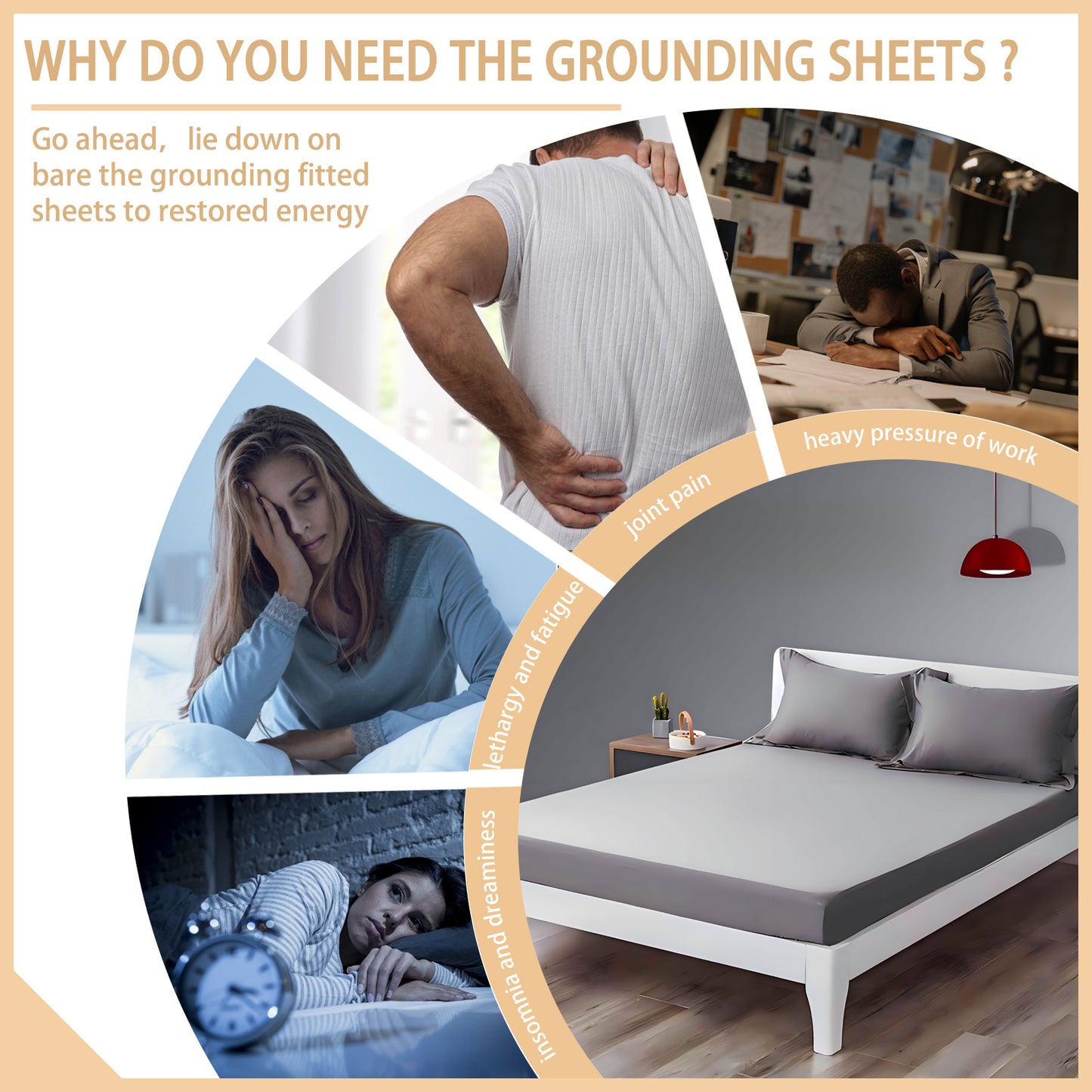 Earthing gas sheets