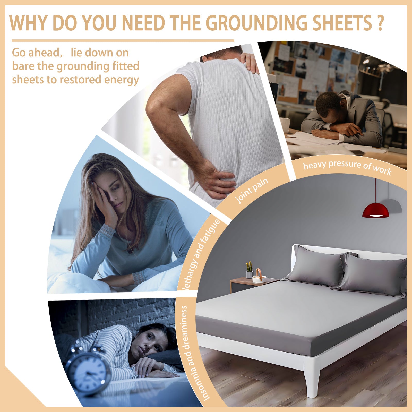 Earthing gas sheets