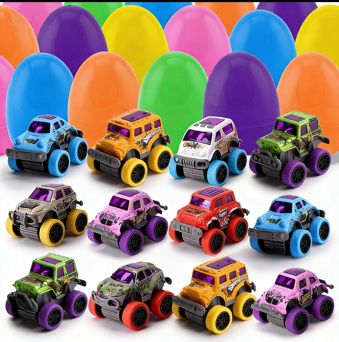 Easter Egg Surprise Toys with Building Fun
