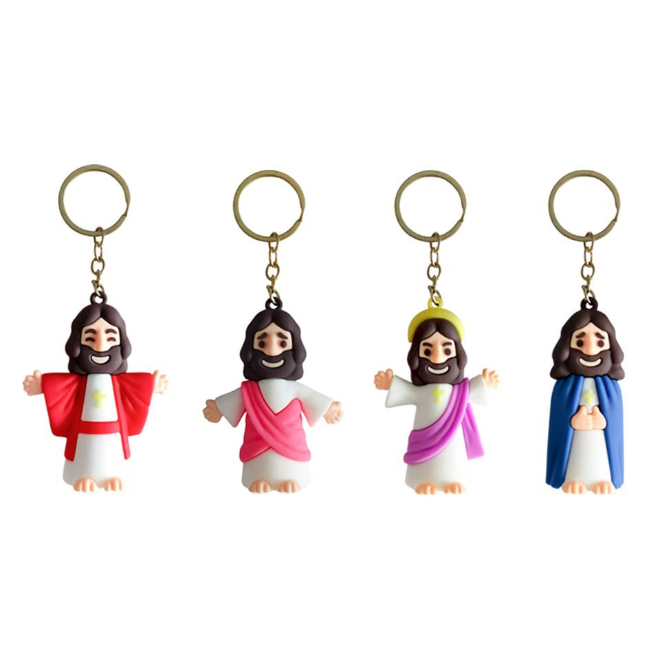 Easter figurine keychain