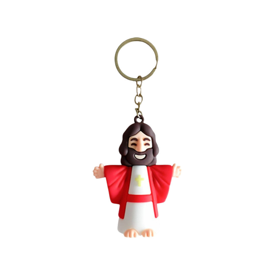 Easter figurine keychain