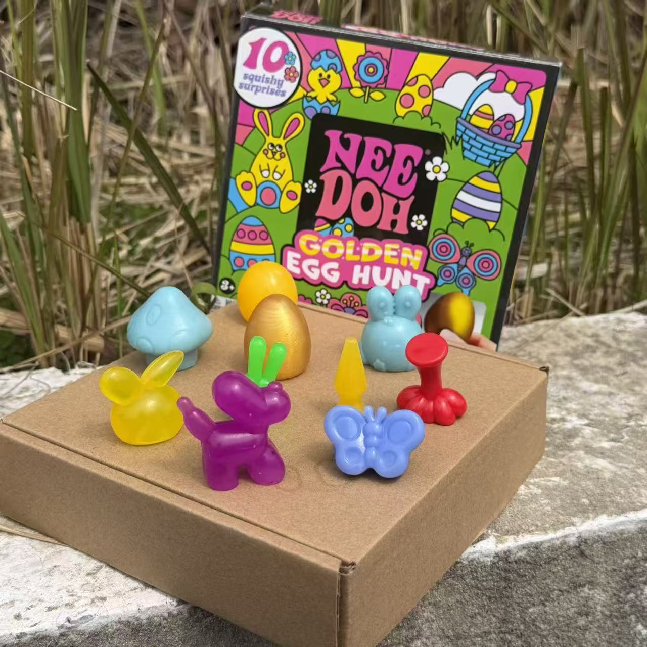 Easter Squishy Toy Blind Box with Golden Eggs