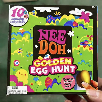 Easter Squishy Toy Blind Box with Golden Eggs