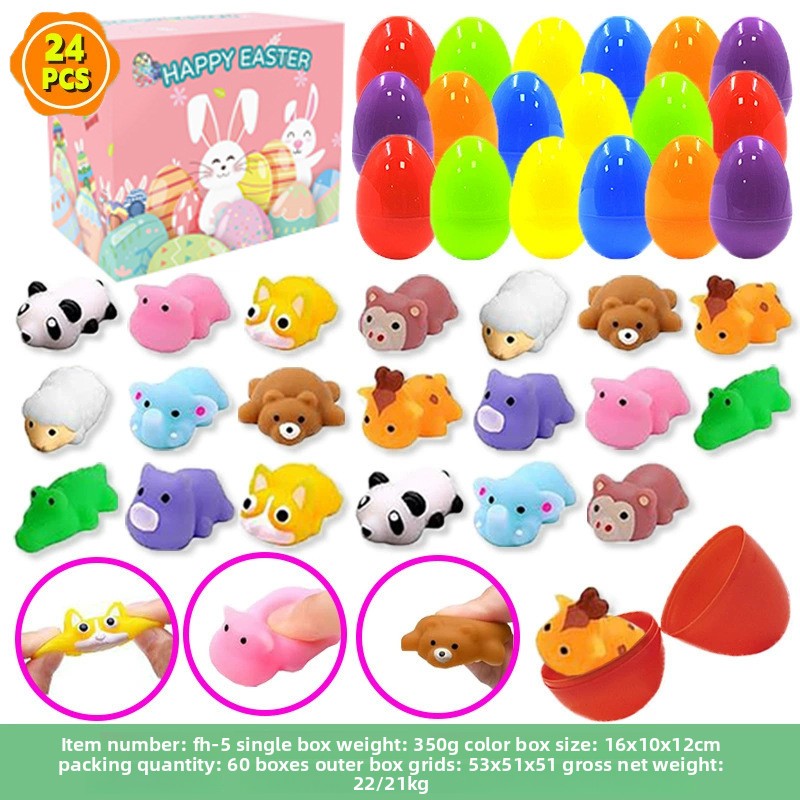 Easter Surprise Eggs with Hidden Toys for Children