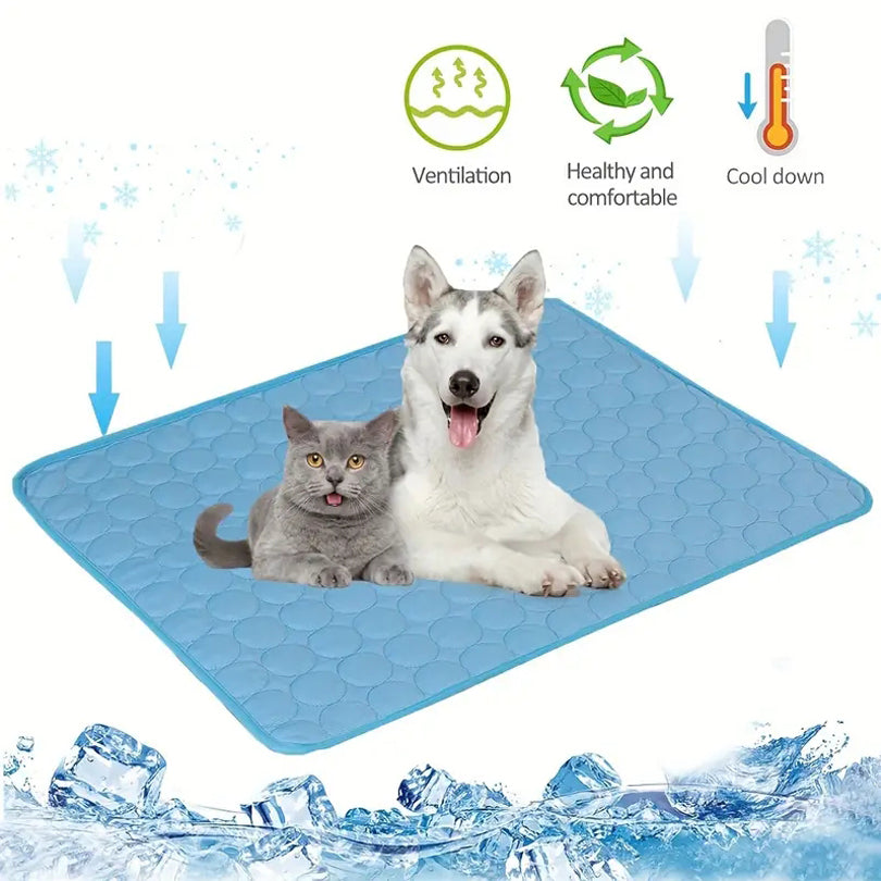 Extra Large Dog Cooling Mat Summer Cold Bed for Small & Large Pets