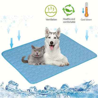 Extra Large Dog Cooling Mat Summer Cold Bed for Small & Large Pets