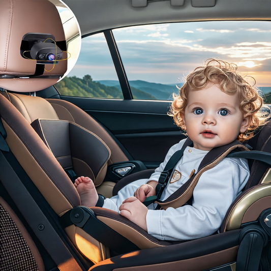 Car Baby Monitor with Adjustable Camera for Easy Monitoring