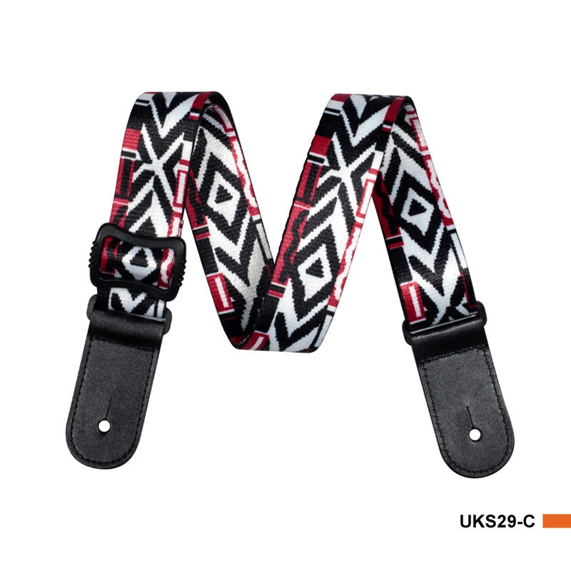 Thermal Transfer Printing Ukulele Color Small Guitar Strap