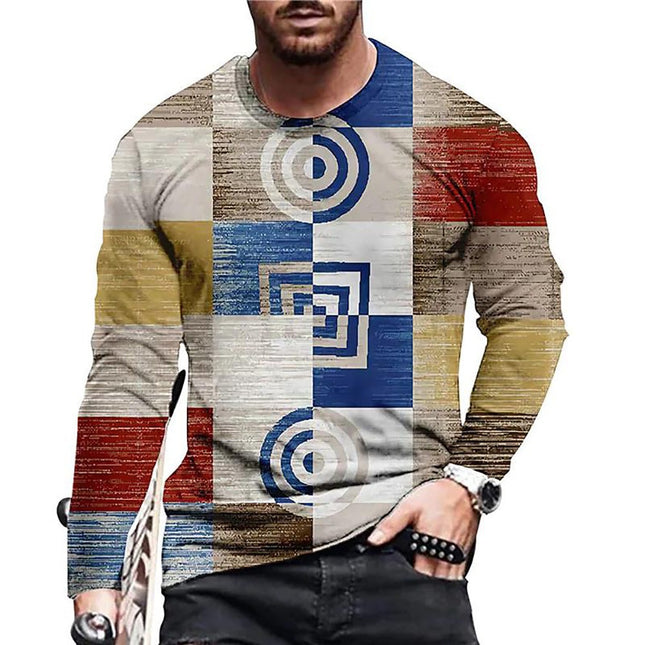 Buy Men’s 3D Digital Printed Round Neck Fashion T-Shirt