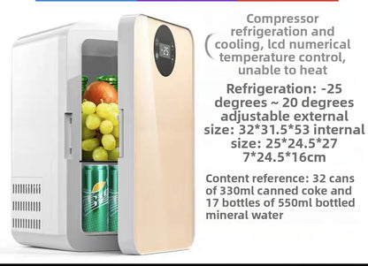 Portable Semiconductor Car Refrigerator 8L Dual Power