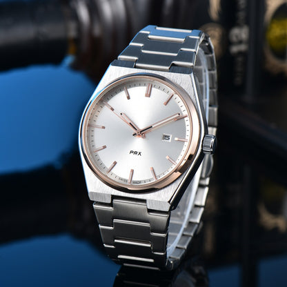 New Simple, Elegant, And Stylish Quartz Mens Watch With Steel Band