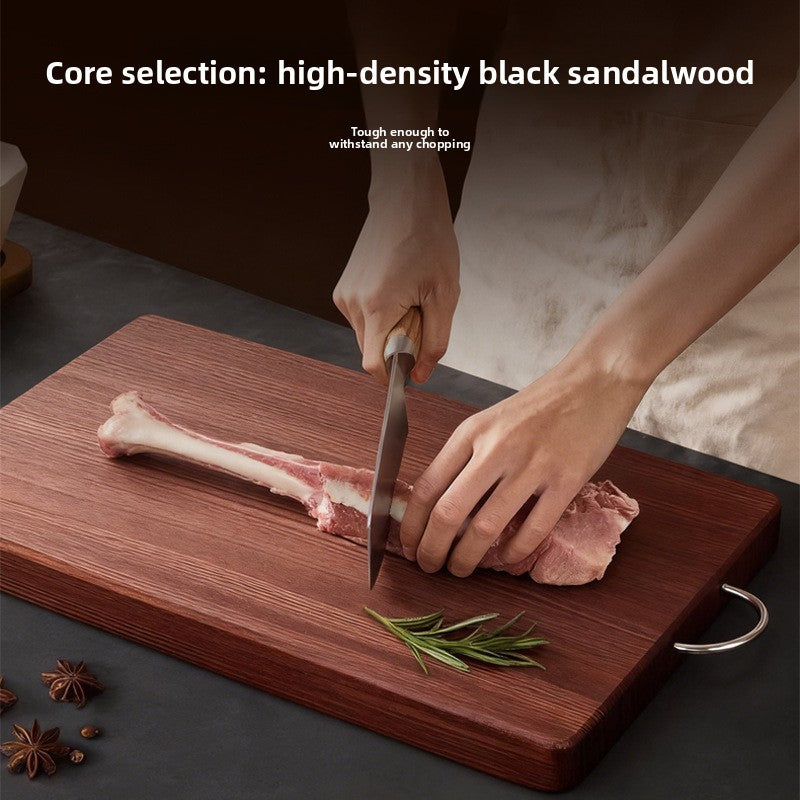 Ebony solid wood cutting board