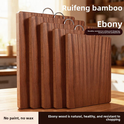 Ebony solid wood cutting board