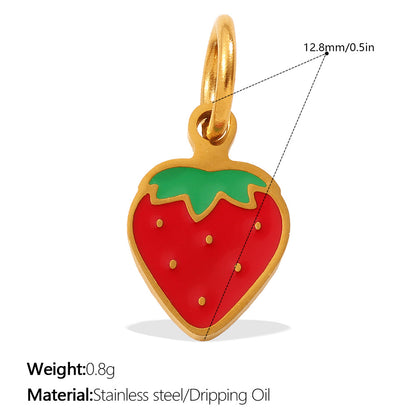 Colorful Drip-Oil Pendant Stylish Necklace Designed for Women