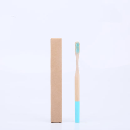Eco-Friendly Bamboo Charcoal Toothbrush with Soft Bristles