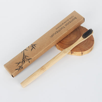Eco Friendly Bamboo Toothbrush with Soft Bristles