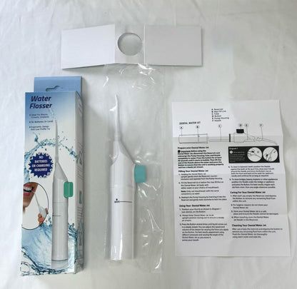 Portable Manual Dental Water Flosser for Daily Oral Care