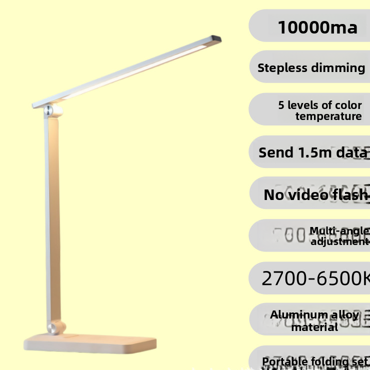Eye-Protecting Desk Lamp with Soft LED Study Reading Light