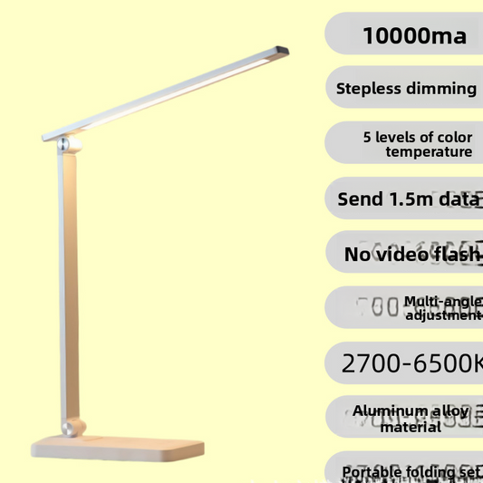 Eye-Protecting Desk Lamp with Soft LED Study Reading Light