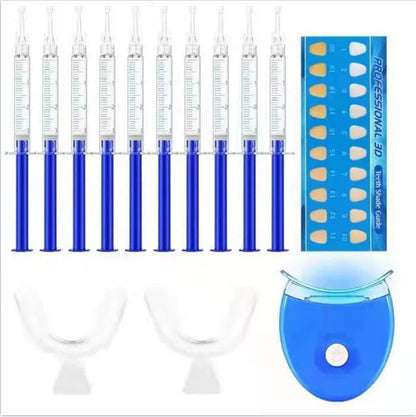 Professional Teeth Whitening Kit With LED Light Gel Care