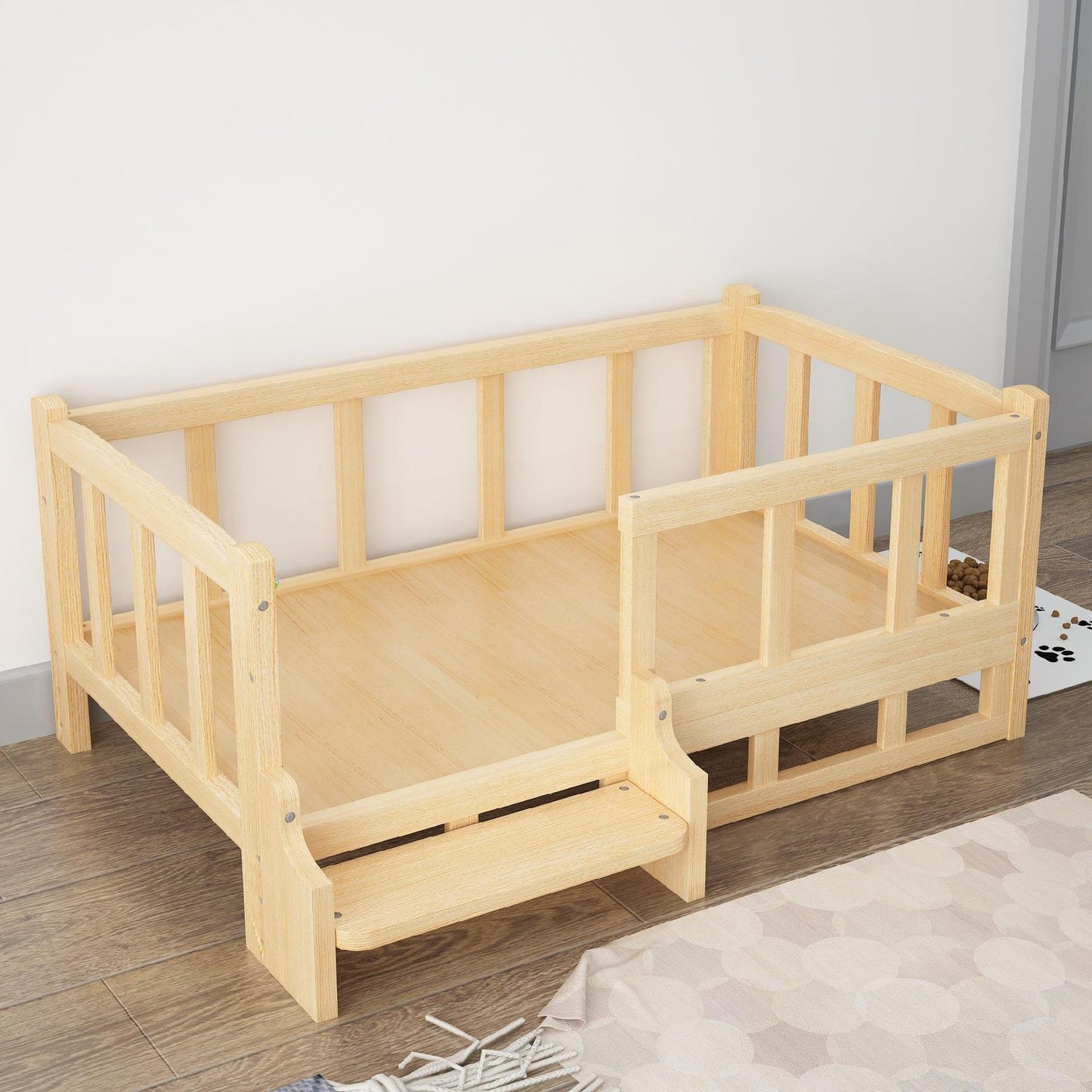 Pet Dog Bed – Summer Wooden Bed for Small and Large Dogs