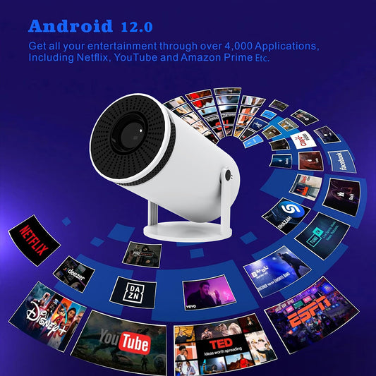 Portable Mini 4K HD Projector Bluetooth Home Theater Y5S