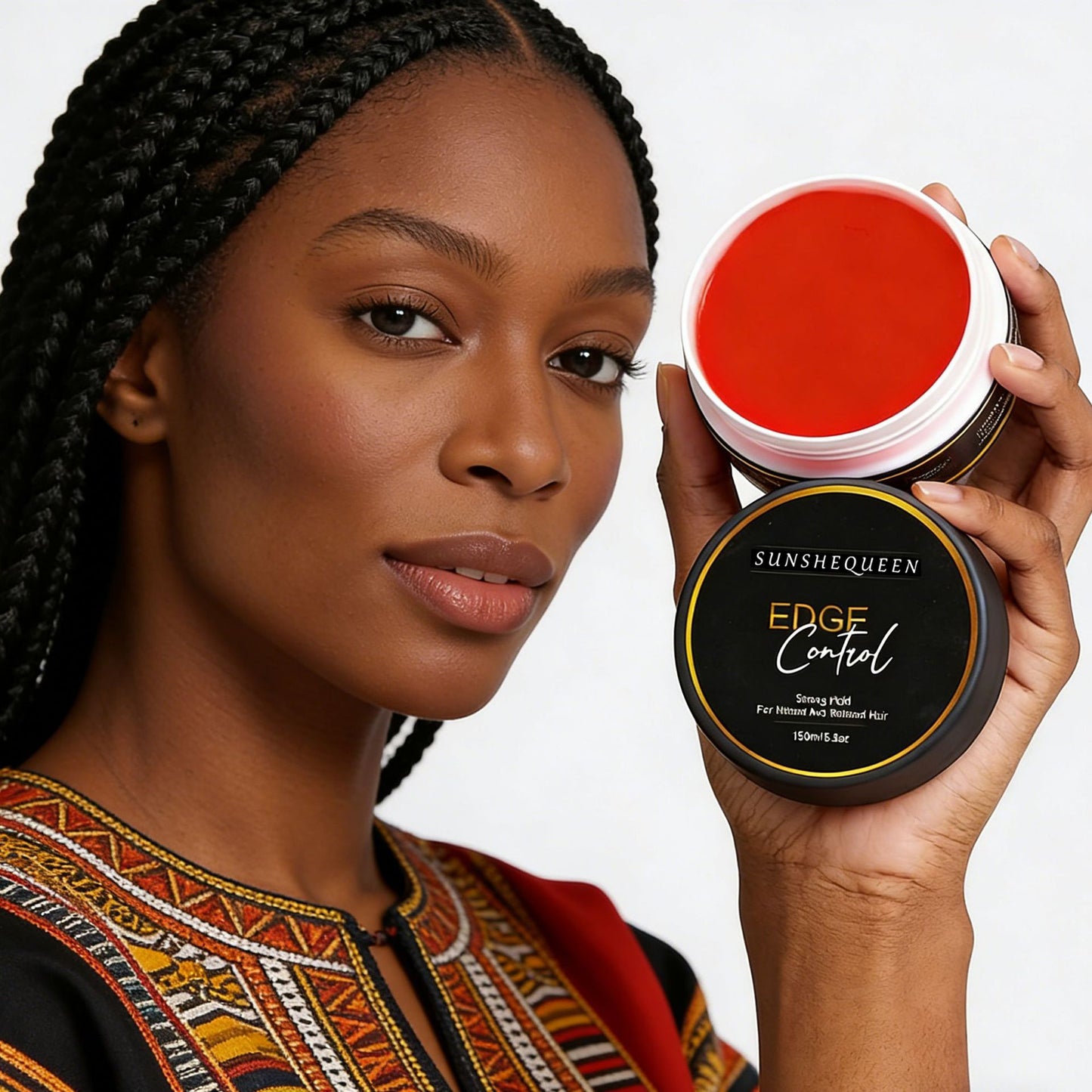 Edge Control Hair Wax Strong Hold Styling Gel