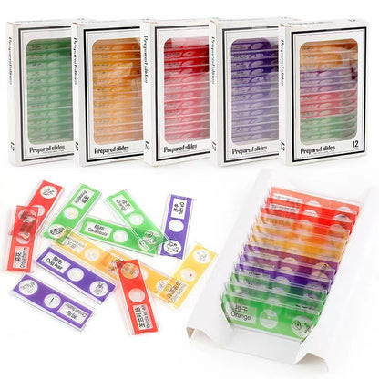 Educational Biological Microscope Toy Kit with Specimen Slices