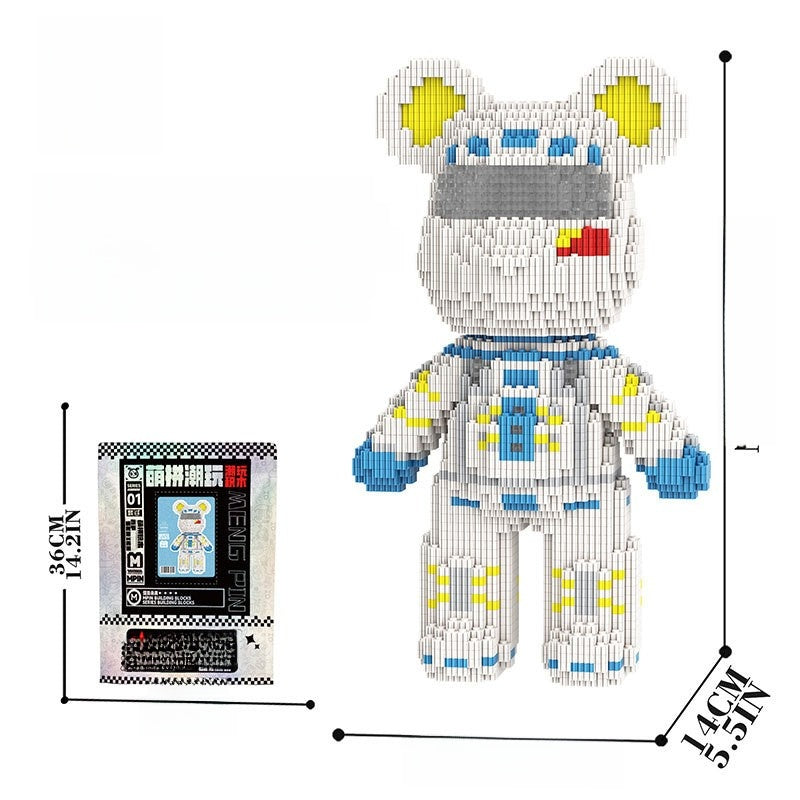 Educational DIY Building Blocks with Cute Bear Design