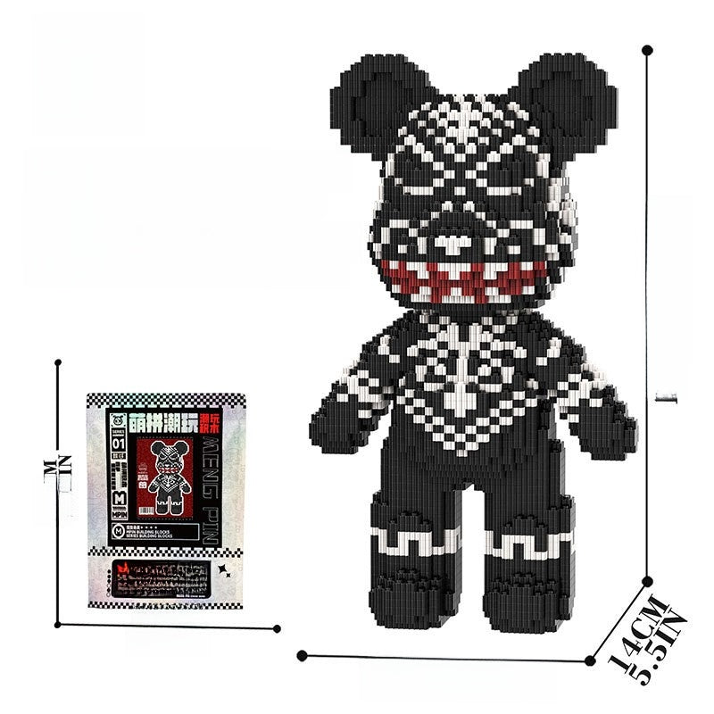 Educational DIY Building Blocks with Cute Bear Design