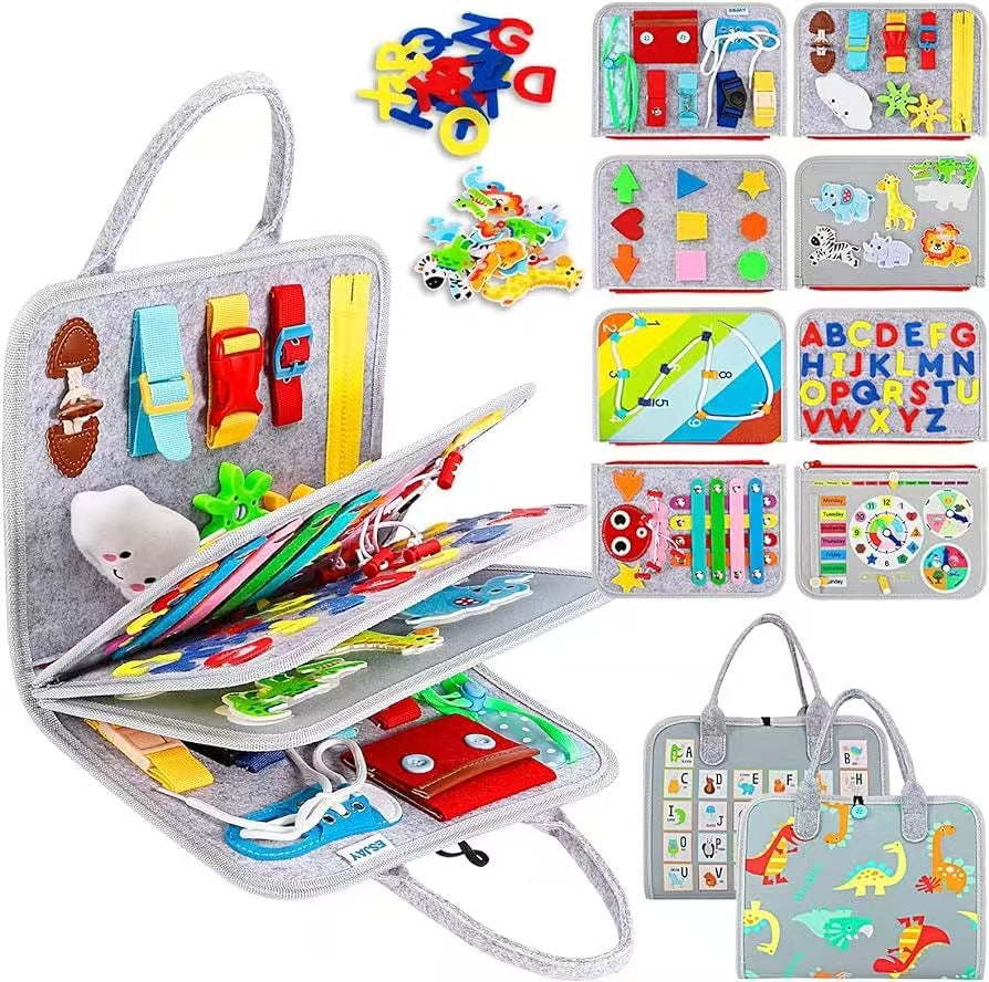 Educational Felt Busy Board for Kids