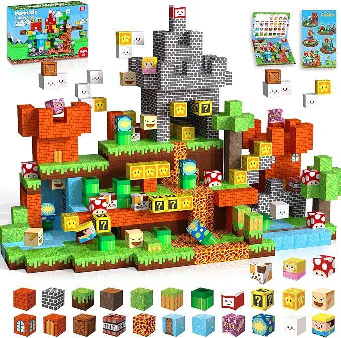 Educational Magnetic Building Blocks for Children