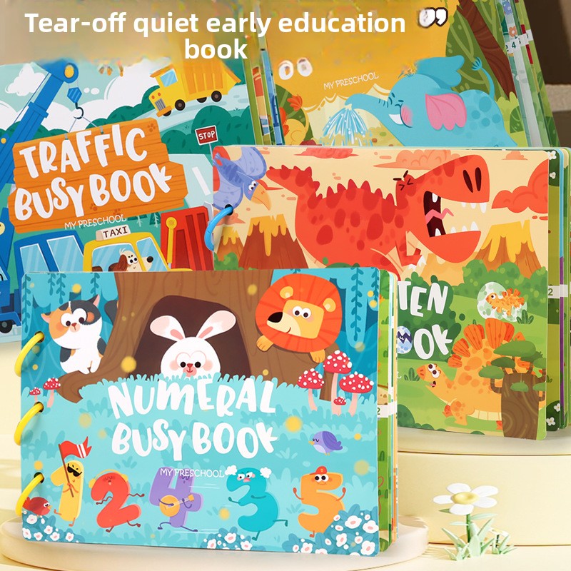 Educational Quiet Sticker Book