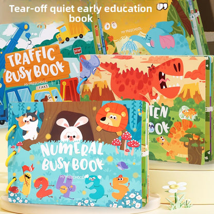Educational Quiet Sticker Book