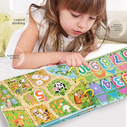 Educational Quiet Sticker Book