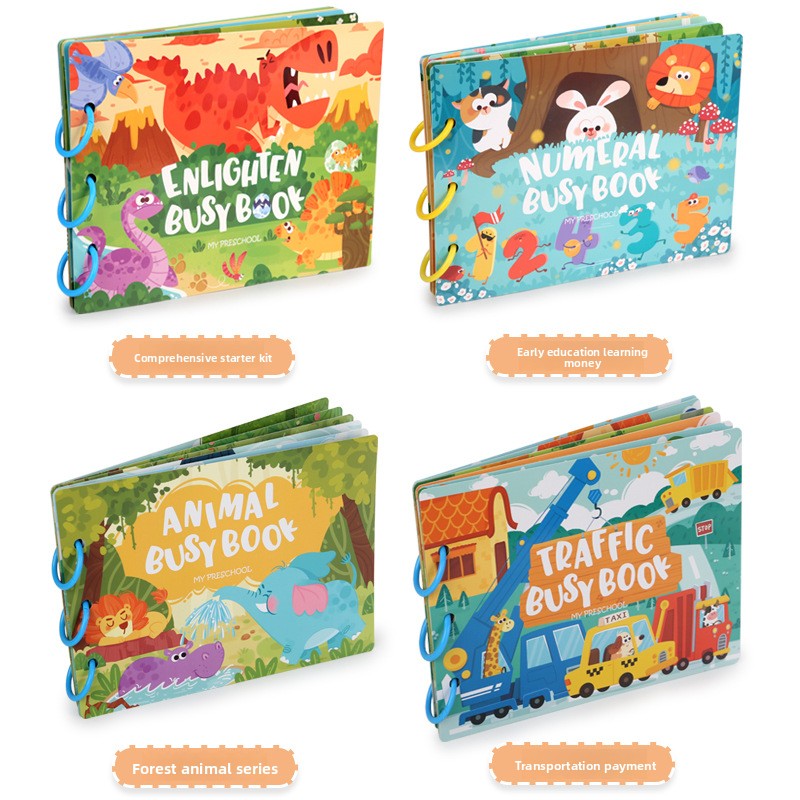 Educational Quiet Sticker Book
