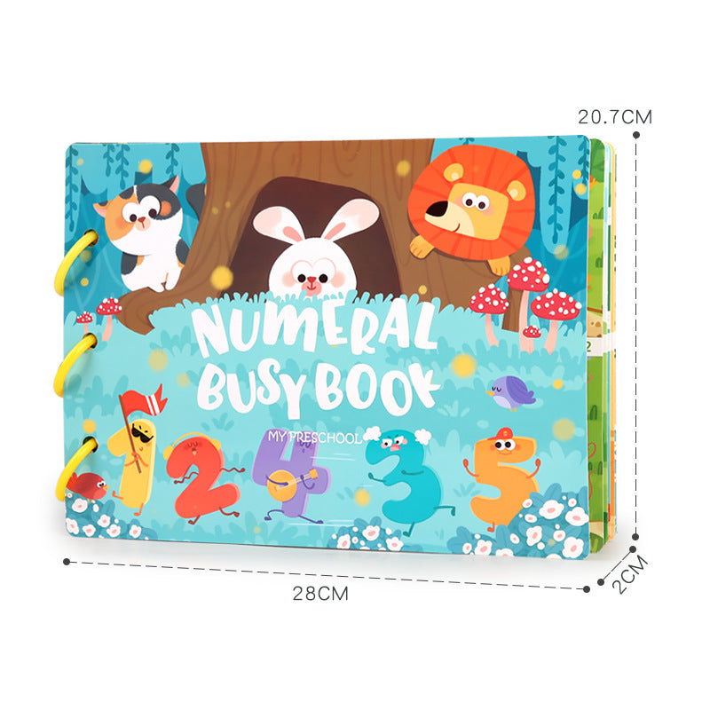 Educational Quiet Sticker Book