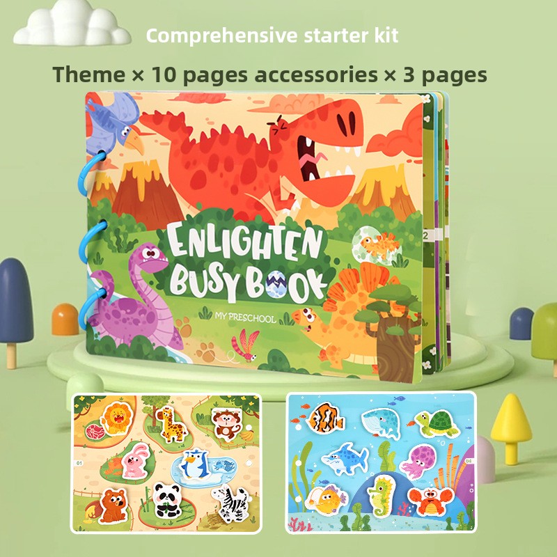 Educational Quiet Sticker Book