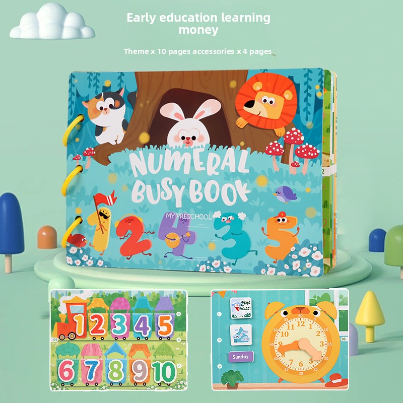 Educational Quiet Sticker Book