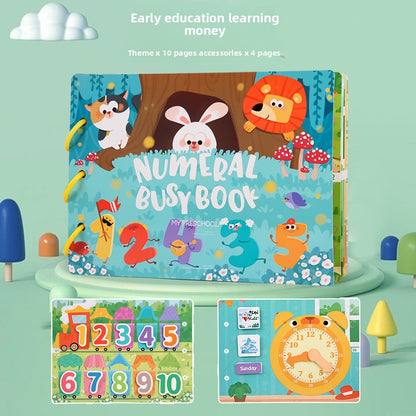Educational Quiet Sticker Book