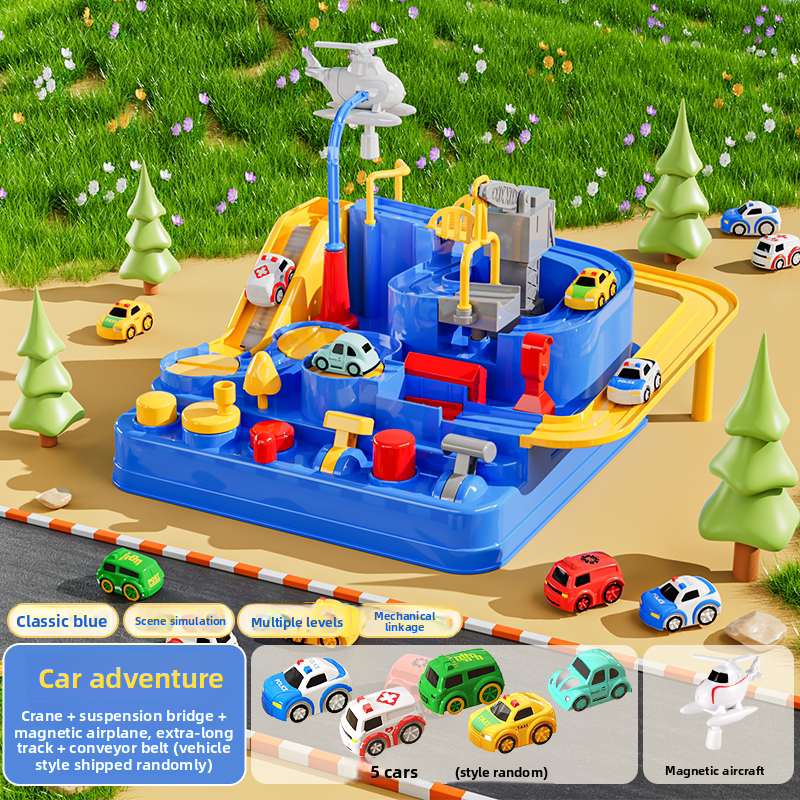 Educational Train Track Adventure Toy