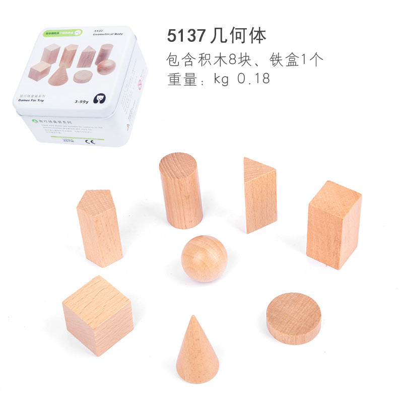 Educational Wooden Puzzle Travel Toy