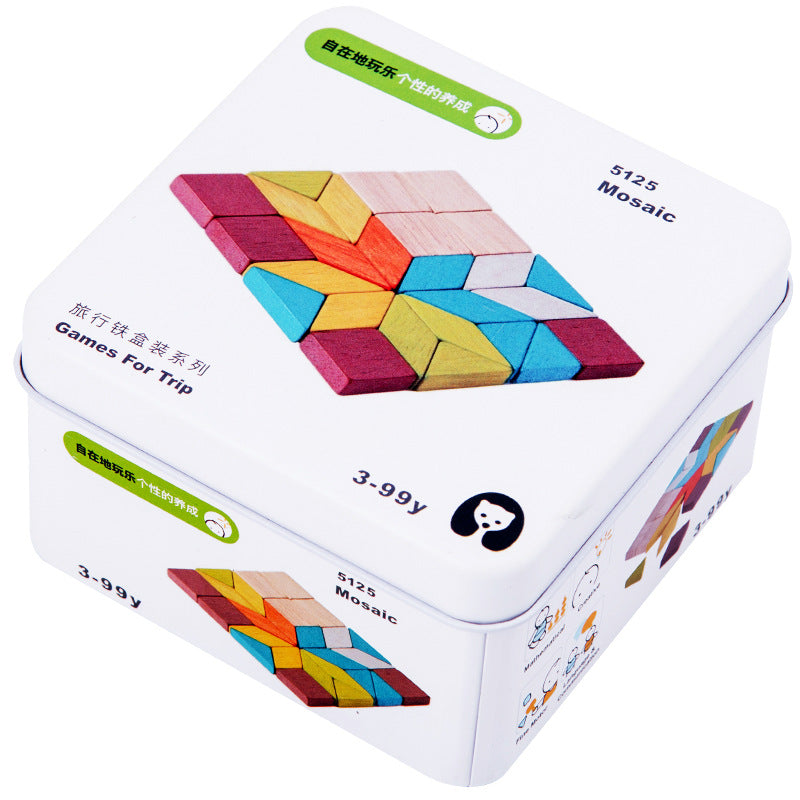 Educational Wooden Puzzle Travel Toy