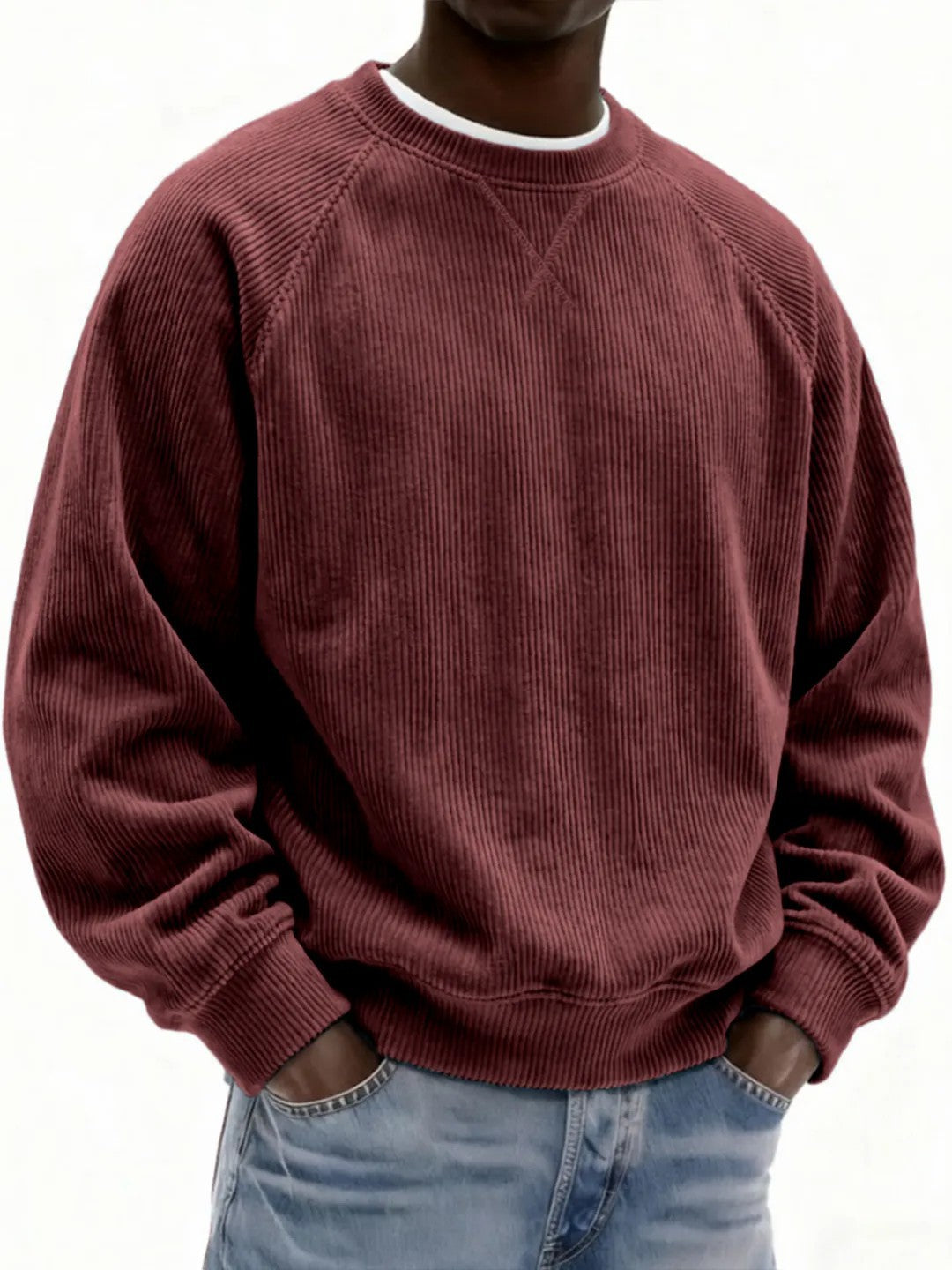 Buy Premium Mens Fashionable Simple And Relaxed Fit Sweatshirt